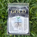 Compost Tea Gold - 100% Organic Plant Nourisher & Natural Bug Barrier | Boost Growth and Protect Plants | Easy Mix Fertilizer Spray