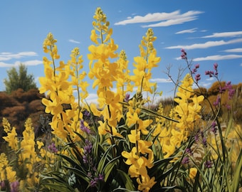 Yellow Wild Indigo Flower Seeds - Grow Beautiful Flowers Indoors, Outdoors, In Pots, Grow Beds, Soil, Hydroponics & Aquaponics