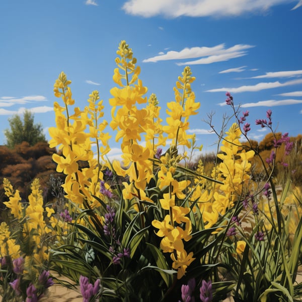 Yellow Wild Indigo Flower Seeds - Grow Beautiful Flowers Indoors, Outdoors, In Pots, Grow Beds, Soil, Hydroponics & Aquaponics