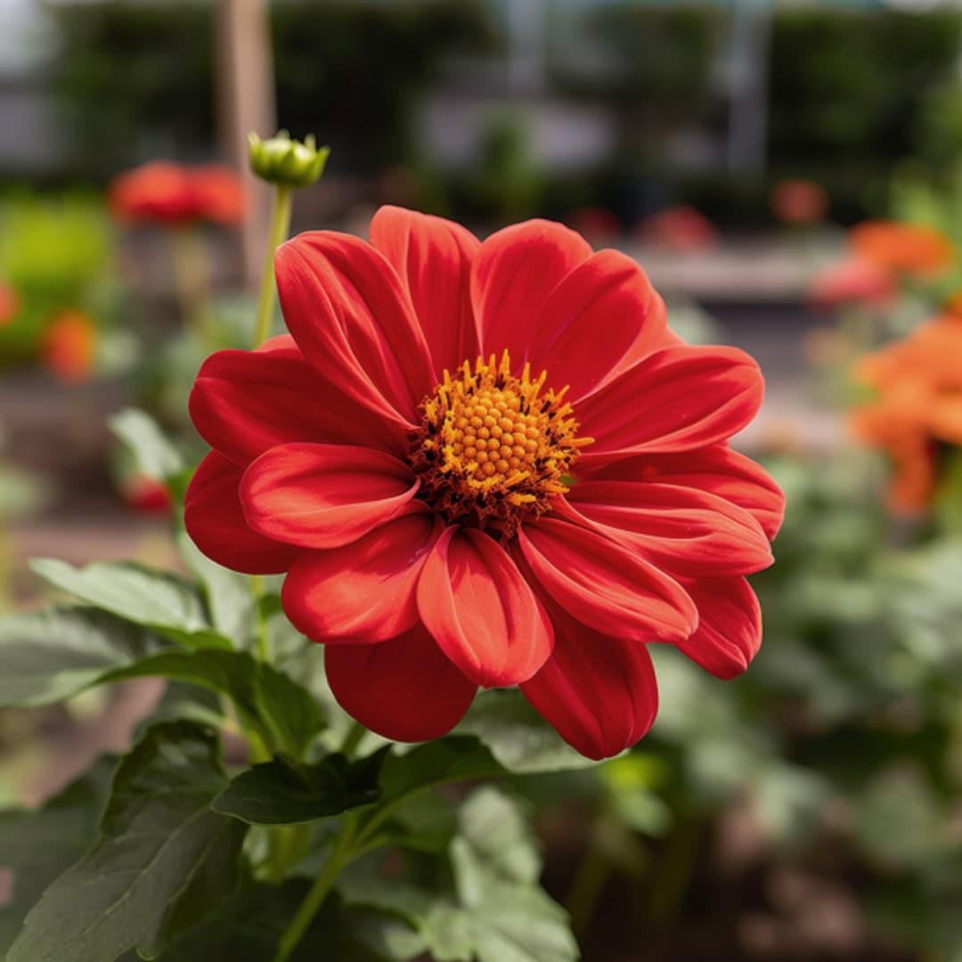 Red Mexican Sunflower Seeds Grow Beautiful Flowers Indoors, Outdoors