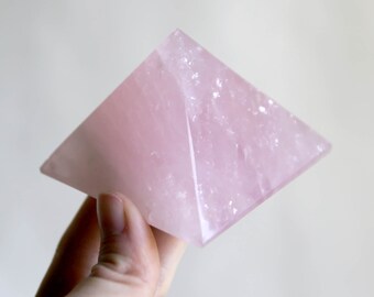 Large Rose Quartz Pyramid