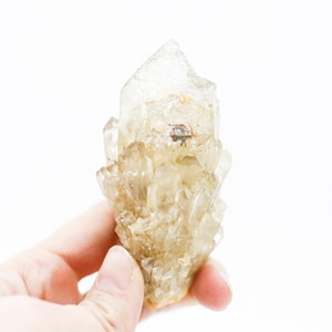 Natural Pale Citrine Cluster