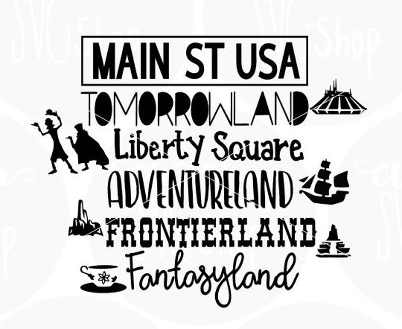 Digital Download Disney Magic Kingdom Svg/dxf/jpg/png - Etsy