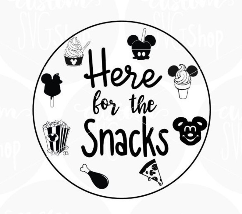 Digital Download Disney Snacks Snack Goals SVG/DXF/PNG/jpg ...