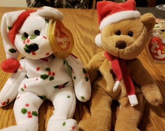 1997 teddy &1998  holiday bear