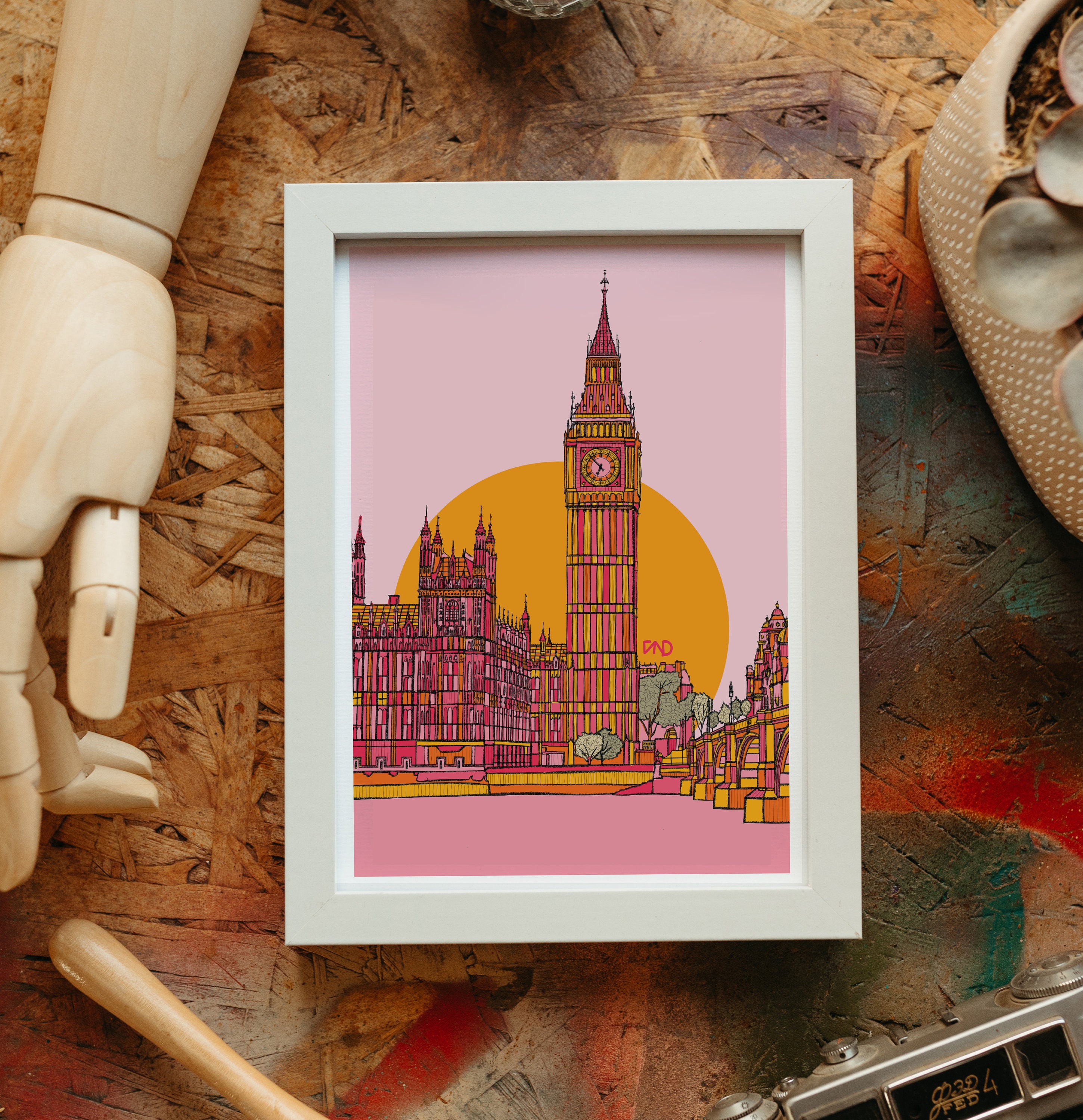 Big Ben and the Houses of Parliament London Art Print | Etsy
