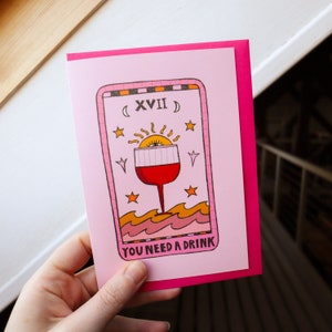 Carte de tarot Carte de voeux