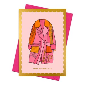 Mother's Day Coat Foiled Card image 2
