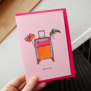 Bon Voyage Greetings Card