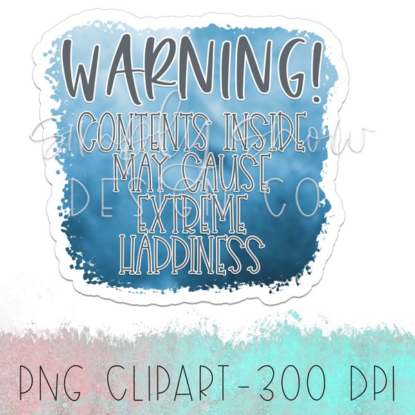 Extreme Happiness Sticker Etsy