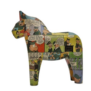 Dala horse Collectible Design handmade in Sweden