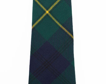 USA Kilts USMC United States Marine Corps Tartan Plaid Wool Necktie made in Scotland
