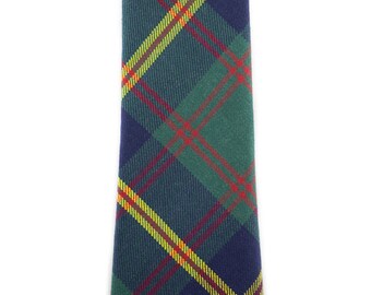 USA Kilts USMC United States Marine Corps Tartan Plaid Wool Necktie made in Scotland