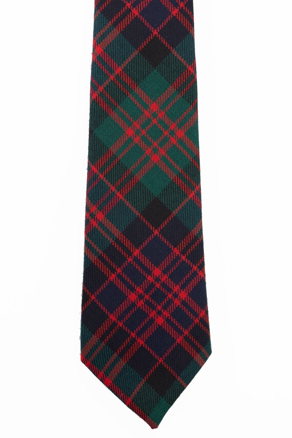 Tartan Tie Elliot Modern Scottish Wool Plaid