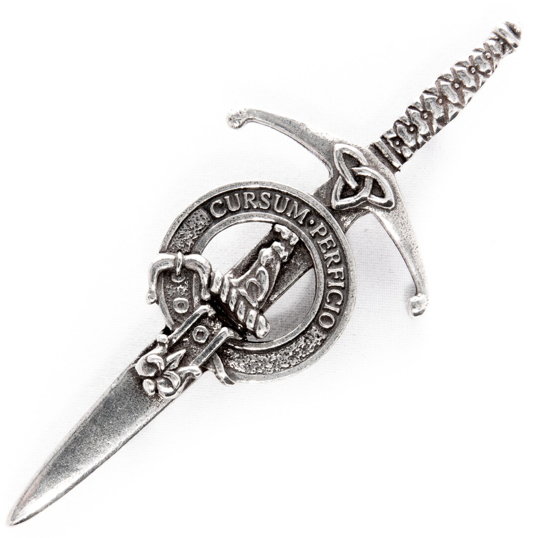 USA Kilts Hunter Clan Crest Kilt Pin Made in Scotland Etsy