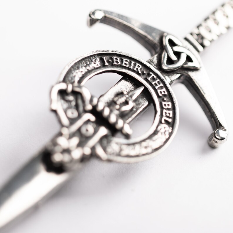 USA Kilts Bell Clan Crest Kilt Pin Made in Scotland Etsy