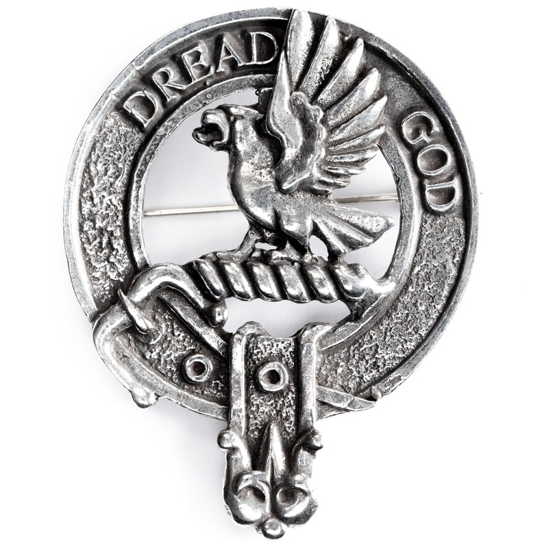 USA Kilts Munro Clan Crest Cap Badge / Brooch Pin Made in Etsy