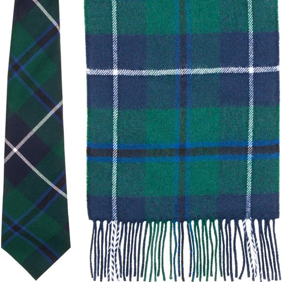 Sutherland Old Modern Tartan Clan Scarf 100/% Soft Lambswool