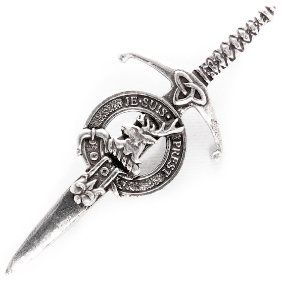 USA Kilts Fraser Lovat Clan Crest Badge Brooch Pin Made in Scotland