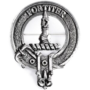 USA Kilts Fraser Lovat Clan Crest Badge Brooch Pin Made in Scotland