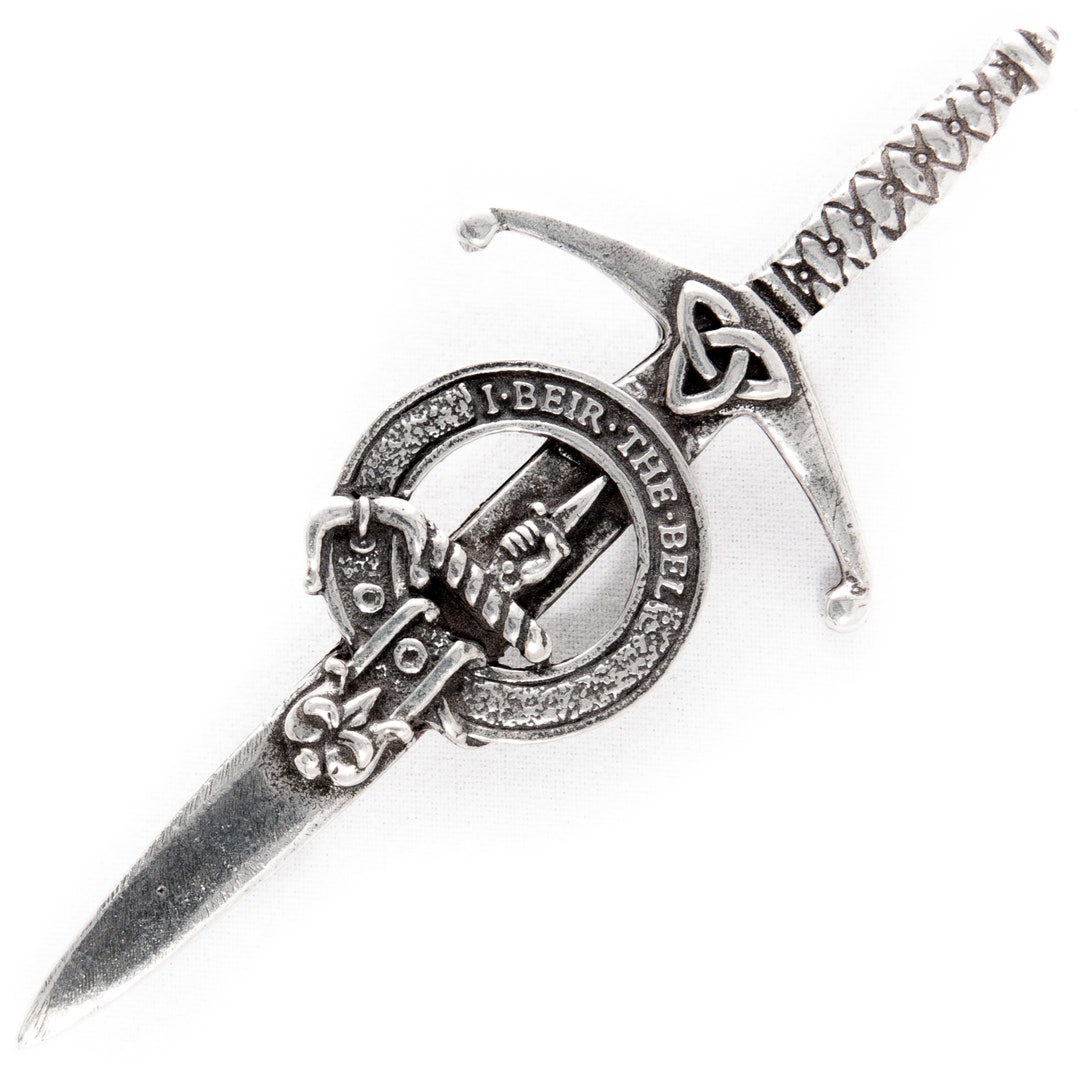 USA Kilts Bell Clan Crest Kilt Pin Made in Scotland Etsy