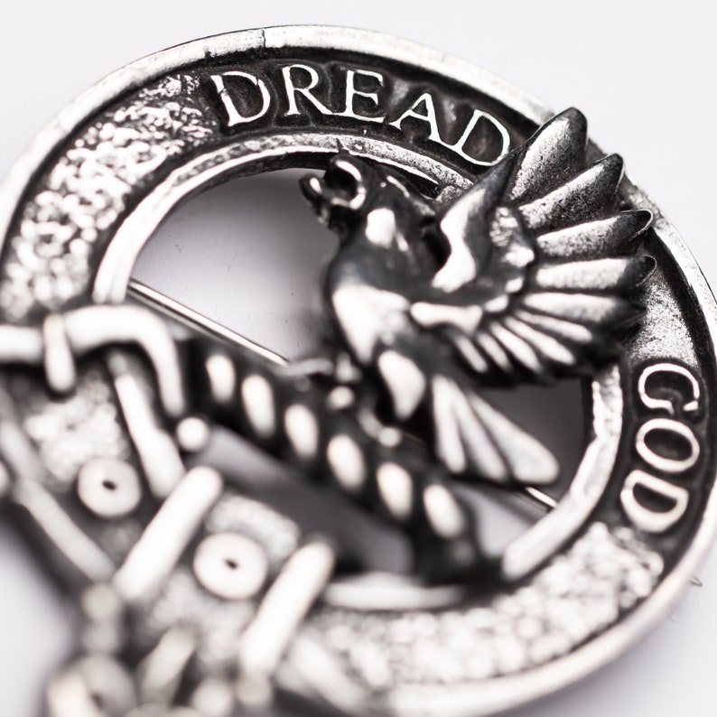 USA Kilts Munro Clan Crest Cap Badge / Brooch Pin Made in Etsy