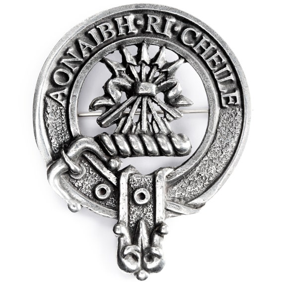 USA Kilts Fraser Lovat Clan Crest Badge Brooch Pin Made in Scotland