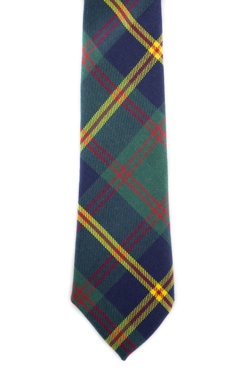 USA Kilts USMC United States Marine Corps Tartan Plaid Wool Necktie made in Scotland