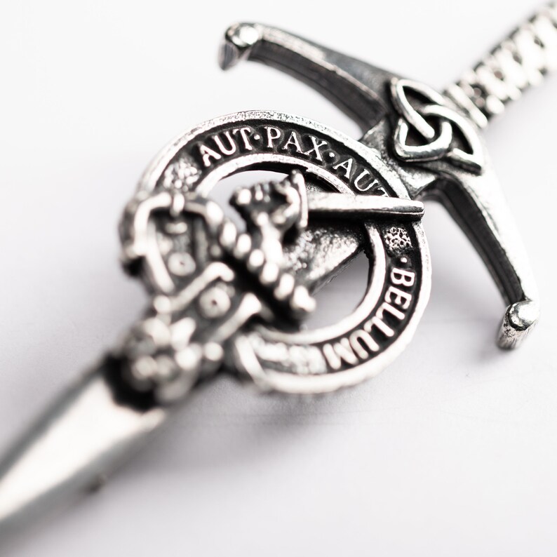 USA Kilts Gunn Clan Crest Kilt Pin Made in Scotland Etsy