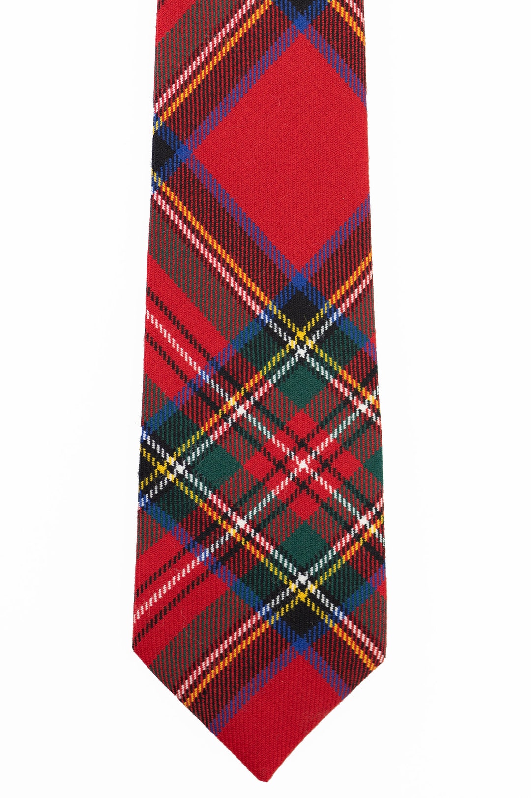 USA Kilts Royal Stewart Modern Tartan Plaid Necktie Made in Scotland - Etsy
