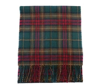 USA Kilts Irish County Cavan tartan plaid lambswool scarf made in Scotland