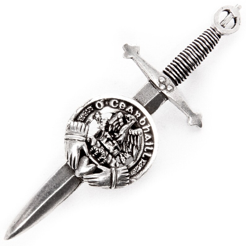 USA Kilts Caroll Irish Clan Crest Kilt Pin Made in Scotland