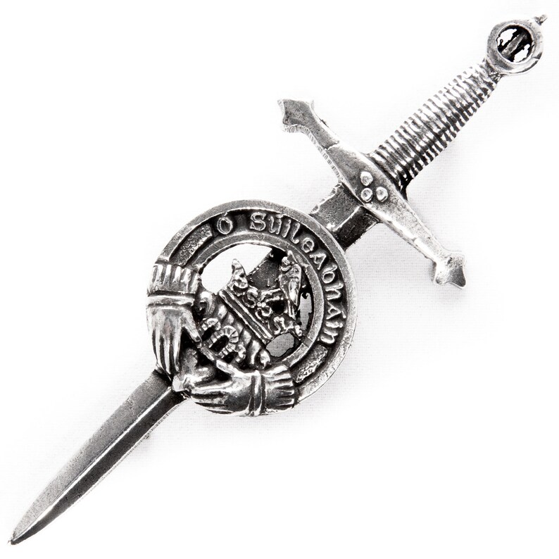 USA Kilts O/'Sullivan Irish Clan Crest Kilt Pin Made in Scotland