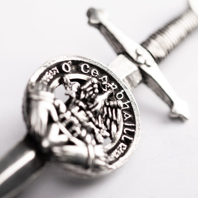 USA Kilts Caroll Irish Clan Crest Kilt Pin Made in Scotland
