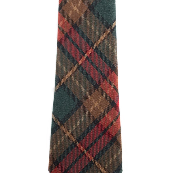 USA Kilts Irish County Cavan tartan plaid wool tie made in Scotland