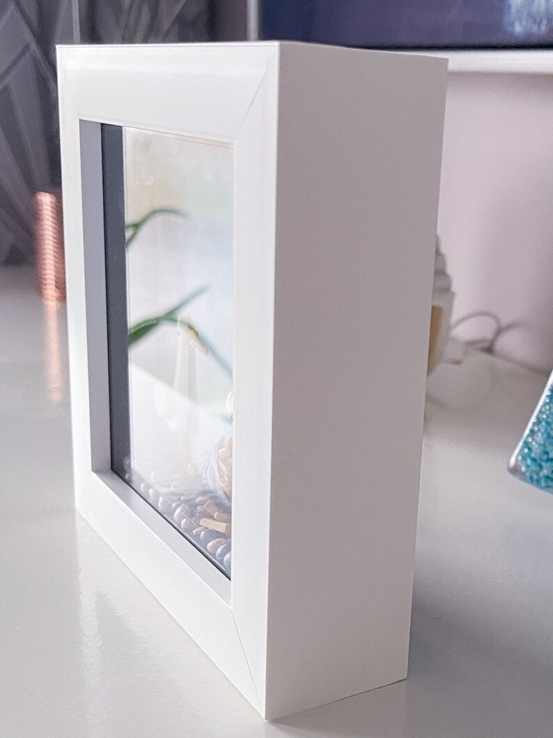 Polymer Clay Seagull Wall Art Box Frame Beach Scene Gift for Etsy