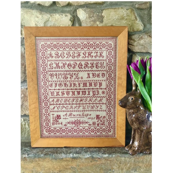 A Burnhope 1895 - a reproduction sampler PDF chart