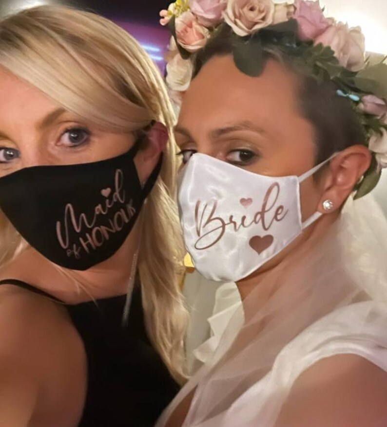 Face mask for hen party / Face mask for bridesmaid / Face mask Etsy