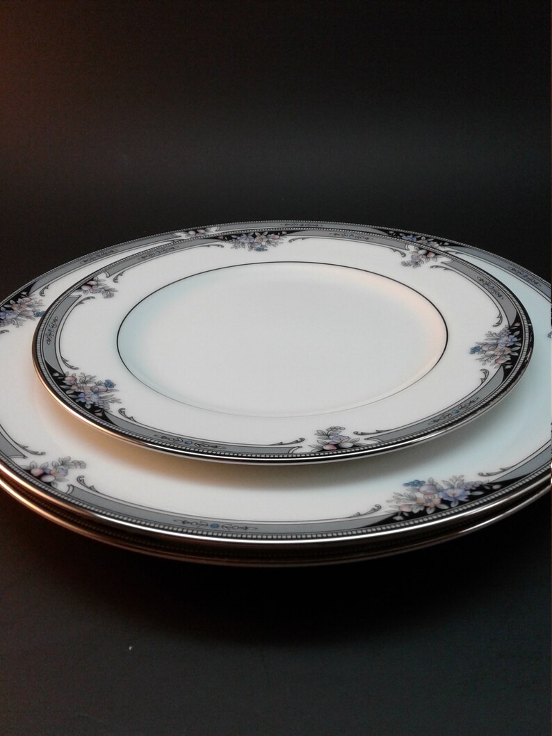 Elegant Dining Noritake Fine China 2 salad plates 1 Bread Butter plate Noritake Squirewood 3 pcs