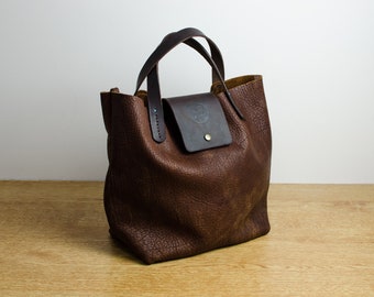 Leather Bag, Leather Handbag, Handmade Leather Bag, Leather Hobo Bag, Leather Tote Bag. Handmade In Britain