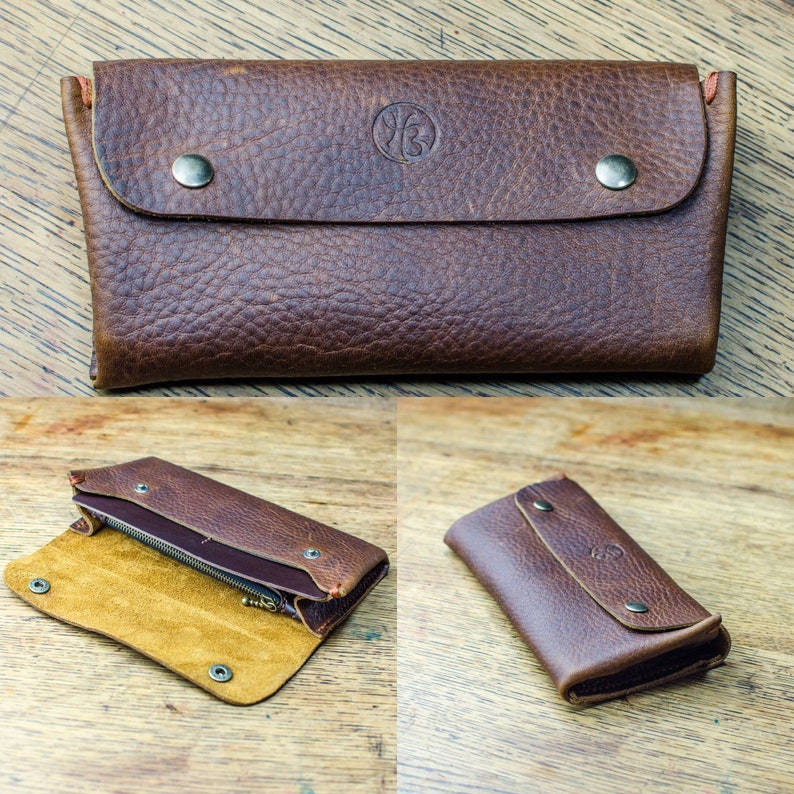 Handmade Leather Purse Leather Purse Caramel Leather Purse Etsy UK