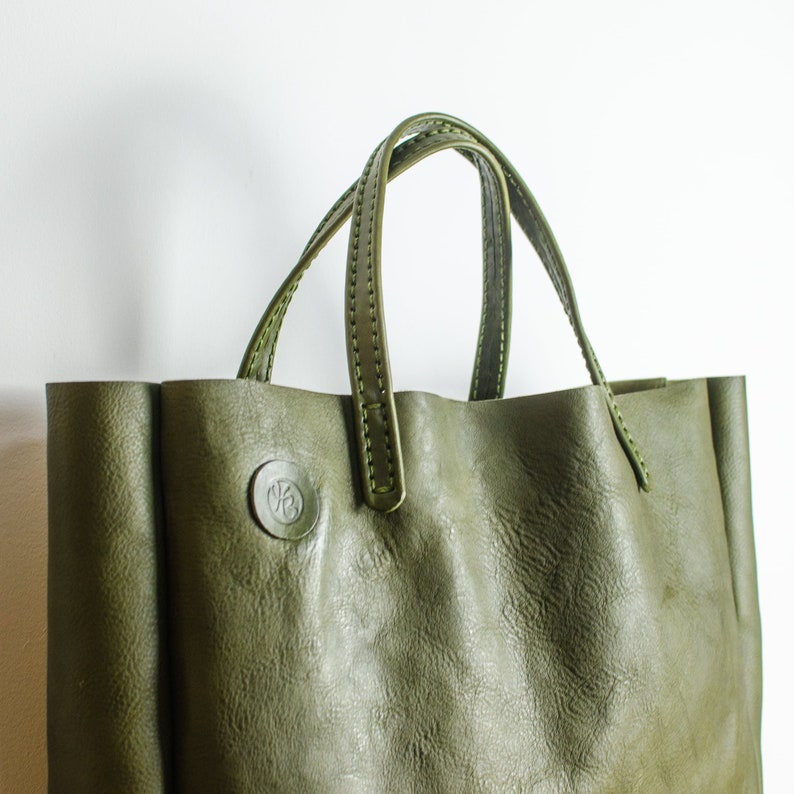 Italian Leather Box Bag image 8