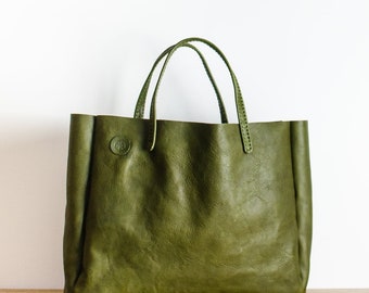 Italian Leather Box Bag