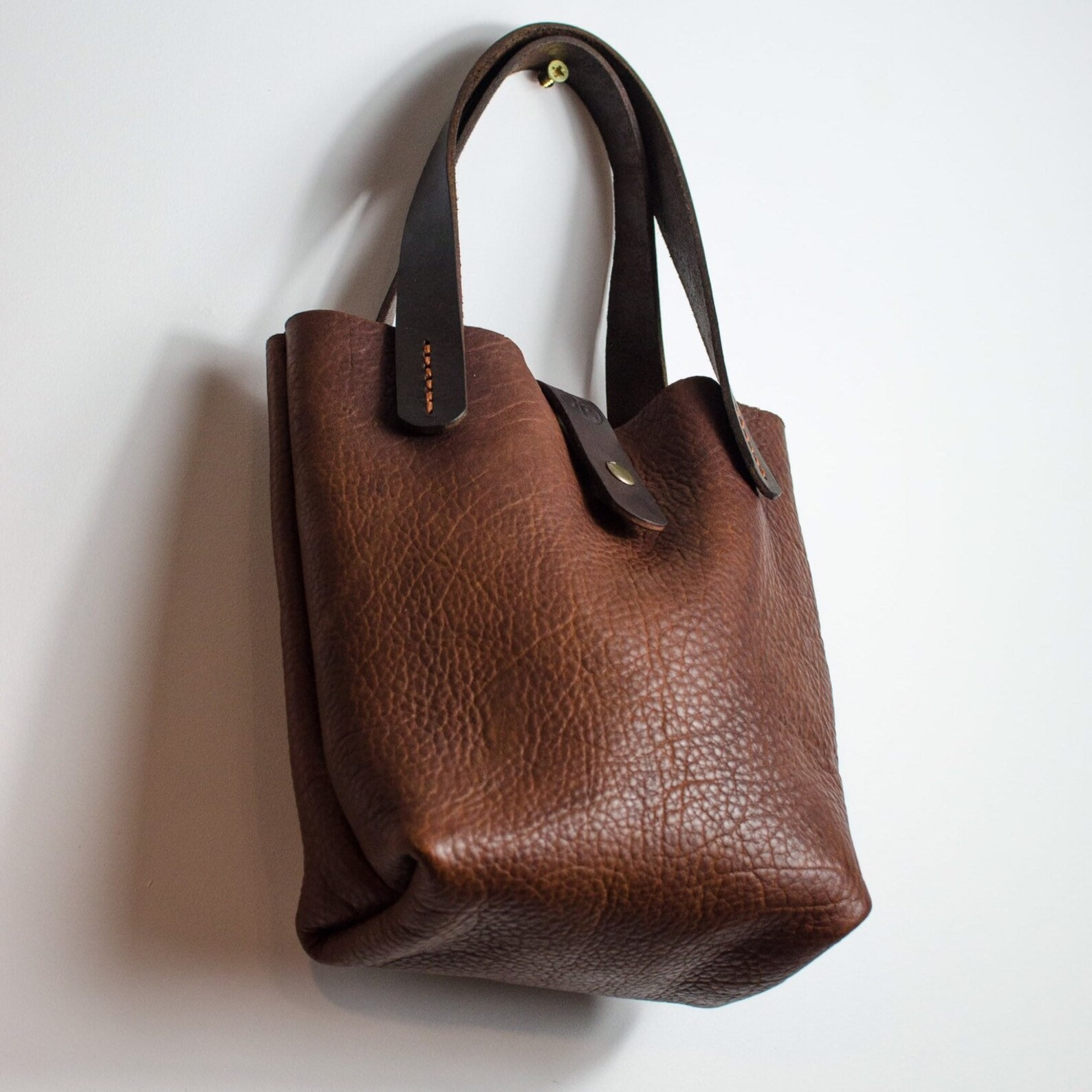 Leather Bag Leather Handbag Handmade Leather Bag Brown Etsy UK
