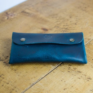 Handmade Italian Leather Wallet: Full Grain Leather Coin Purse