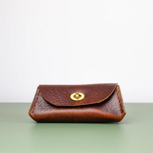 Porte-monnaie en cuir, porte-monnaie et porte-cartes en cuir, trousse de maquillage en cuir fait main, petit étui en cuir fait main en Grande-Bretagne.