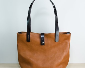 Handmade Leather Bag, Leather bag, Leather Shoulder Bag, Leather Hobo Bag, Leather Weekend Bag, Tan Leather Shopping Bag. Leather Tote Bag.