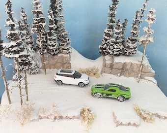 Model Winter Snow Landscape Diorama Scale 1/18 to 1/87 - Etsy