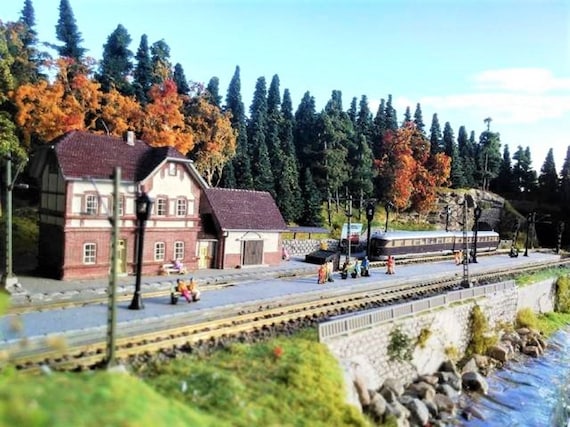 Buy Model Train Layout Diorama in N Scale 1/160 Online in India 