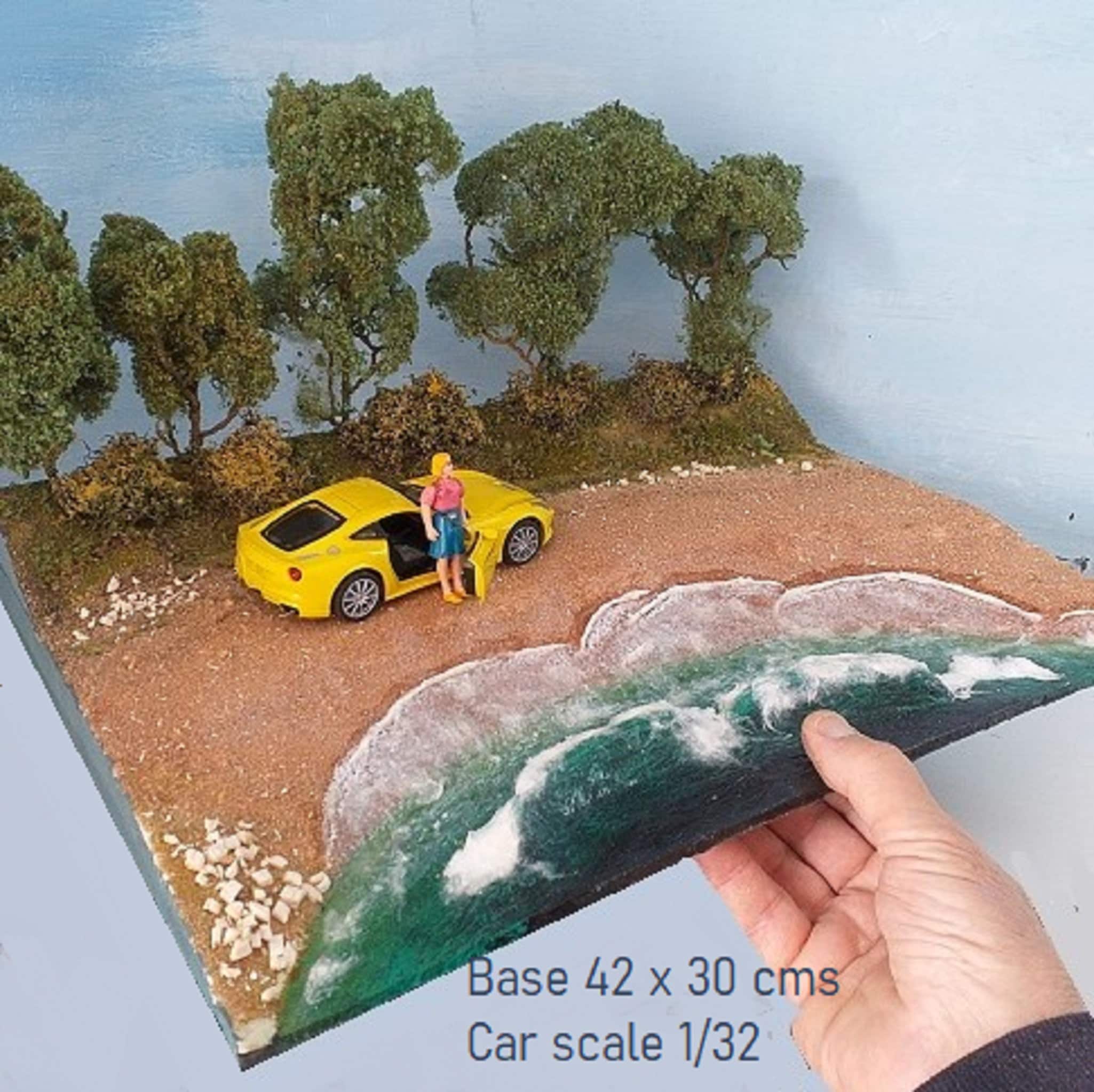 Model seashore diorama with beach for scale 1/22 to 1/100 - Etsy 日本